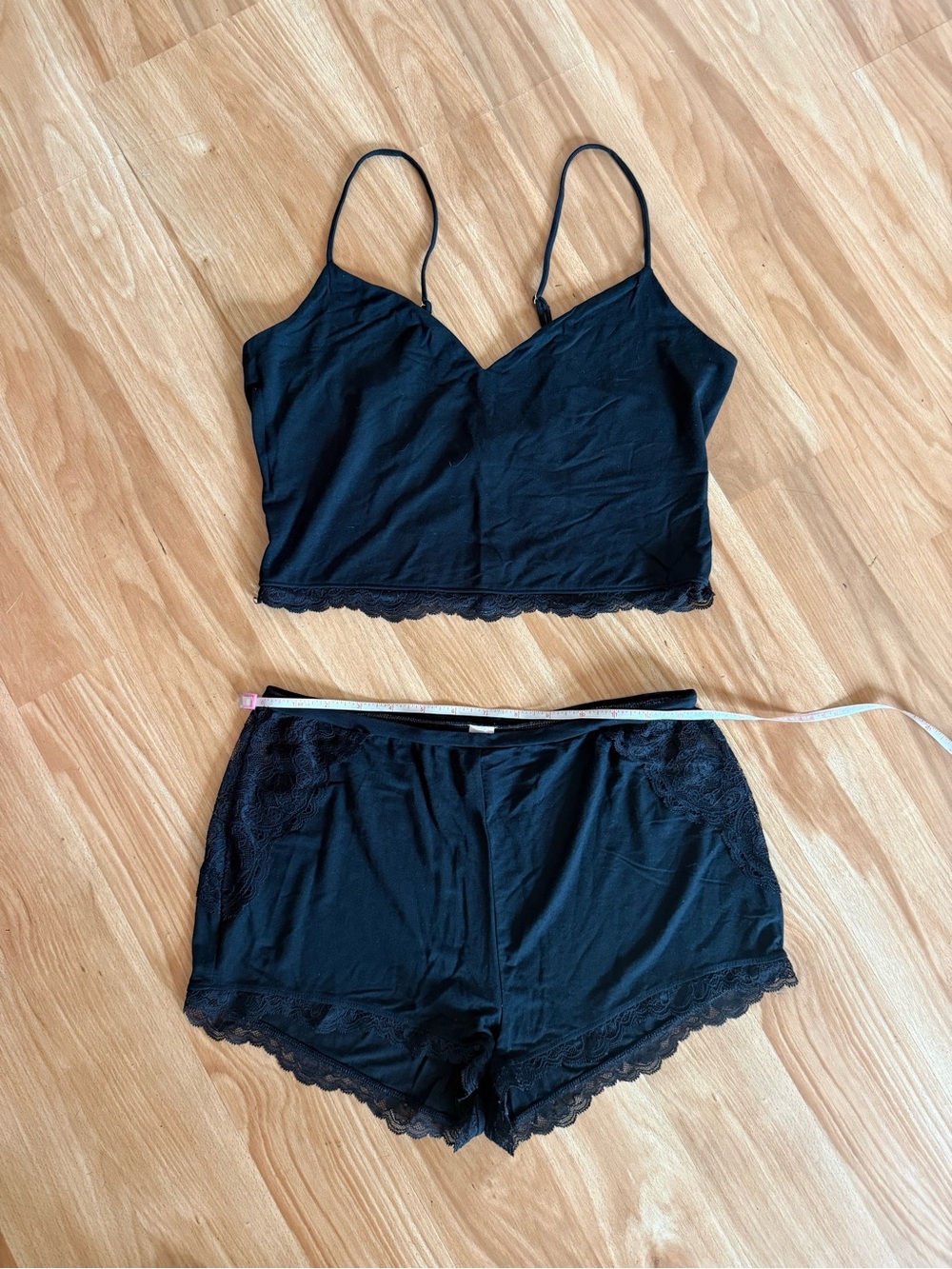 Super Cute Victoria’s Secret Modal Cami and Shorts Set - Black - Sz M